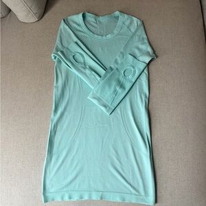 Lululemon Swiftly Tech Top - Aqua - Long Sleeve
